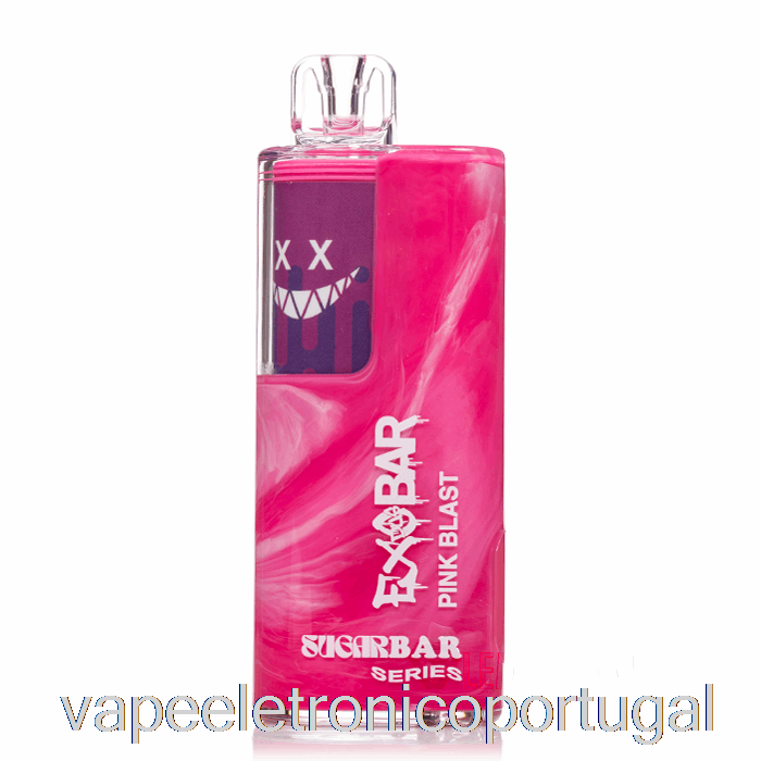 Vape Eletrônico Exobar X Sugar Bar Sb8000 Descartável Pink Blast